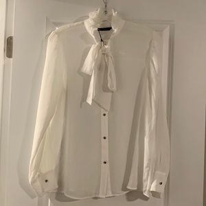 NWT Zara White Blouse